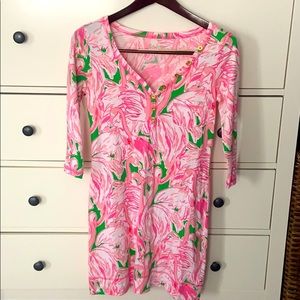 Lilly Pulitzer Palmetto Dress in Pink Colony Print